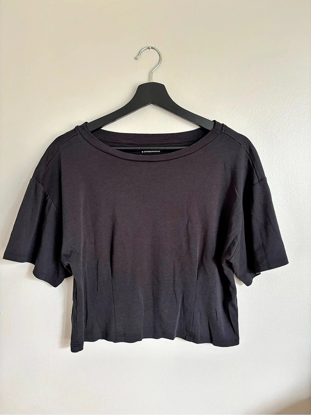 Anthropologie Women's Cotton Short Sleeve Top Size Medium Like New